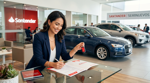 Crédito automotriz Santander: Guía para comprar seminuevos