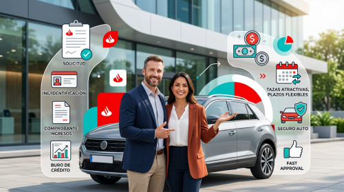 Crédito automotriz Santander: Guía de requisitos y beneficios