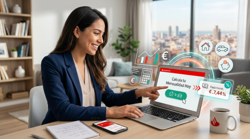 Simulador de crédito Santander: Calcula tu Mensualidad Hoy