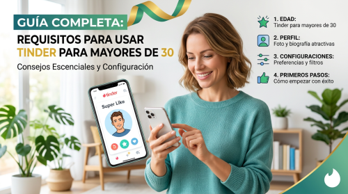 Requisitos para usar Tinder para mayores de 30