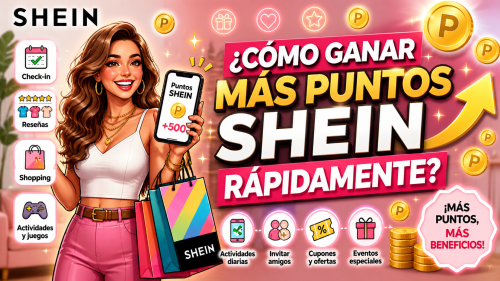 ¿Cómo ganar más puntos SHEIN rápidamente?