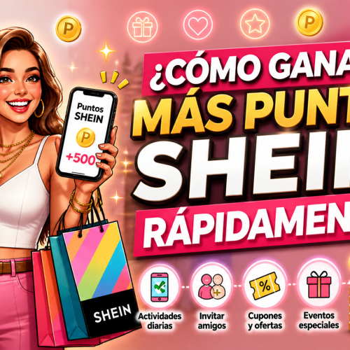 ¿Cómo ganar más puntos SHEIN rápidamente?