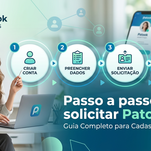 Passo a passo para solicitar Patook
