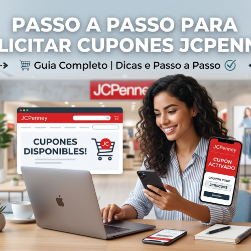 Passo a passo para solicitar cupones JCPenney